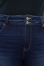 Load image into Gallery viewer, Plus High Rise Double WB Fray Hem Flare Jeans
