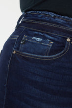 Load image into Gallery viewer, Plus High Rise Double WB Fray Hem Flare Jeans
