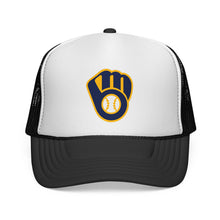 Load image into Gallery viewer, Baseball Glove Trucker Cap