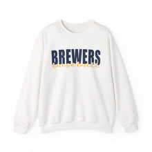 Load image into Gallery viewer, Brewers Baseball Crewneck Sweatshirt — Classic Team Logo Pullover
