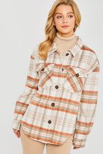 Load image into Gallery viewer, Plaid Bust Pocket Shacket