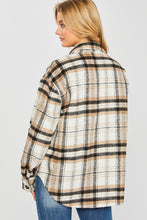 Load image into Gallery viewer, Plaid Bust Pocket Shacket