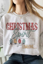 Load image into Gallery viewer, LOADING CHRISTMAS SPIRIT PLUS SIZE SWEATSHIRT