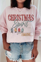 Load image into Gallery viewer, LOADING CHRISTMAS SPIRIT PLUS SIZE SWEATSHIRT