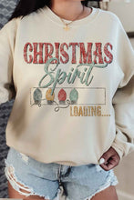 Load image into Gallery viewer, LOADING CHRISTMAS SPIRIT PLUS SIZE SWEATSHIRT