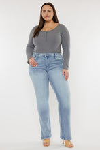 Load image into Gallery viewer, Plus Mid Rise Y2K Medium Wash Bootcut Jeans