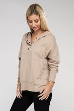 Load image into Gallery viewer, French Terry Acid Wash Kangaroo Pocket Hoodie