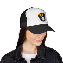 Load image into Gallery viewer, Baseball Glove Trucker Cap