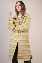 Load image into Gallery viewer, NJ90325-Aztec & Plaid Printed Shacket Jacket Coat