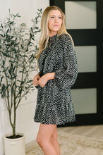 Load image into Gallery viewer, A Cheeky Little Time Tiered Dress in Black