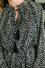 Load image into Gallery viewer, A Cheeky Little Time Tiered Dress in Black
