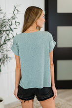 Load image into Gallery viewer, Heathered Harmony Basic Tee in Ash Jade