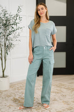 Load image into Gallery viewer, Heathered Harmony Basic Tee in Ash Jade