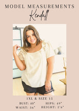 Load image into Gallery viewer, Melange Burnout V-Neck T-Shirt in Yellow Gold