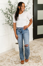 Load image into Gallery viewer, Knit Pick Basic Tee in Off White