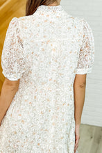 Load image into Gallery viewer, Lace to the Party High Neck Dress in Ivory Multi