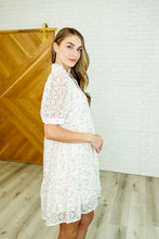 Load image into Gallery viewer, Lace to the Party High Neck Dress in Ivory Multi