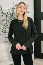 Load image into Gallery viewer, Simple as That Drop Shoulder Exposed Seam Top