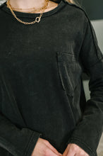 Load image into Gallery viewer, Simple as That Drop Shoulder Exposed Seam Top