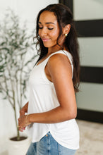 Load image into Gallery viewer, Simpler Times Basic V-Neck Tank in Off White