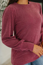 Load image into Gallery viewer, Simply Styled Balloon Sleeve Knit Top
