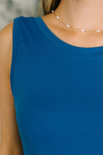Load image into Gallery viewer, Start of Everything Round Neck Tank in Ocean Blue