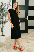 Load image into Gallery viewer, Sweet Like That Casual Dress in Black