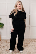 Load image into Gallery viewer, Tilda Short Sleeve Control Top Denim Jumpsuit