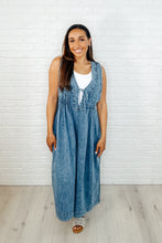 Load image into Gallery viewer, Too Cool For Fools Wide Leg Jumpsuit in Denim