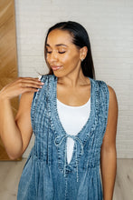 Load image into Gallery viewer, Too Cool For Fools Wide Leg Jumpsuit in Denim