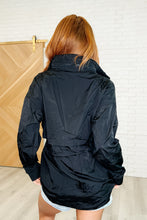 Load image into Gallery viewer, Track Snack Windbreaker in Black