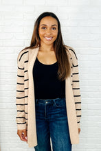 Load image into Gallery viewer, Under Wraps Striped Cardigan