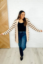 Load image into Gallery viewer, Under Wraps Striped Cardigan