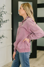 Load image into Gallery viewer, You Should Know Half Zip Pullover in Light Rose