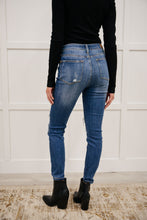 Load image into Gallery viewer, Buffalo Plaid Peek-A-Boo Skinnies