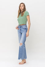 Load image into Gallery viewer, 90&#39;s Vintage Super High Rise Flare Jeans
