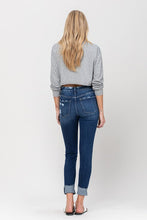 Load image into Gallery viewer, HIGH RISE DISTRESSED CLEAN CUT CROP SKINNY
