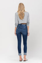 Load image into Gallery viewer, HIGH RISE DISTRESSED CLEAN CUT CROP SKINNY
