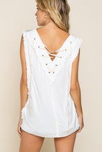 Load image into Gallery viewer, Criss-cross Lace-up Open Back Tank Top
