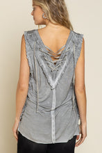 Load image into Gallery viewer, Criss-cross Lace-up Open Back Tank Top
