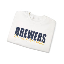 Load image into Gallery viewer, Brewers Baseball Crewneck Sweatshirt — Classic Team Logo Pullover
