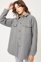 Load image into Gallery viewer, JQ Fleece Oversized Shacket
