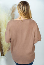 Load image into Gallery viewer, PLUS SIZE Long Sleeve Solid Knit Top
