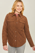 Load image into Gallery viewer, Woven Solid Bust Pocket Shacket
