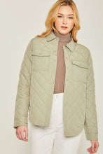 Load image into Gallery viewer, Woven Solid Bust Pocket Shacket
