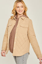 Load image into Gallery viewer, Woven Solid Bust Pocket Shacket
