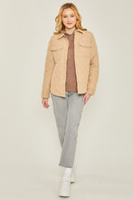 Load image into Gallery viewer, Woven Solid Bust Pocket Shacket
