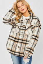 Load image into Gallery viewer, Plaid Bust Pocket Shacket
