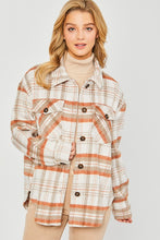 Load image into Gallery viewer, Plaid Bust Pocket Shacket
