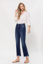 Load image into Gallery viewer, High Rise Distressed Hem Kick Flare Jeans
